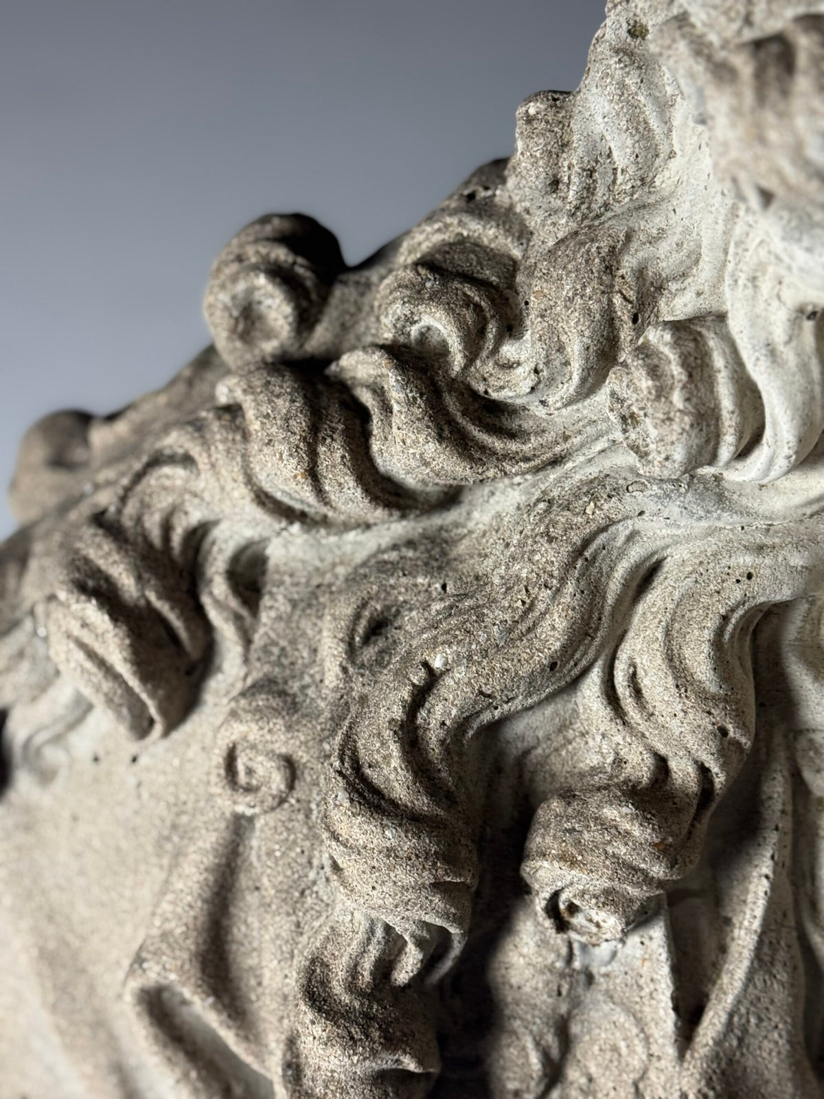 Gigantic Concrete Bust of Louis XIV, 112 cm, photo 5