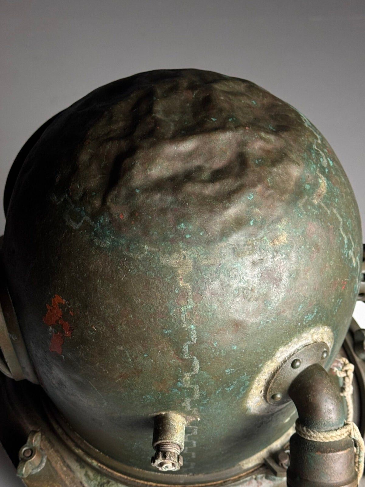 Antique Korean or Japanese Copper Diving Helmet, 1920 to 1960, photo 18