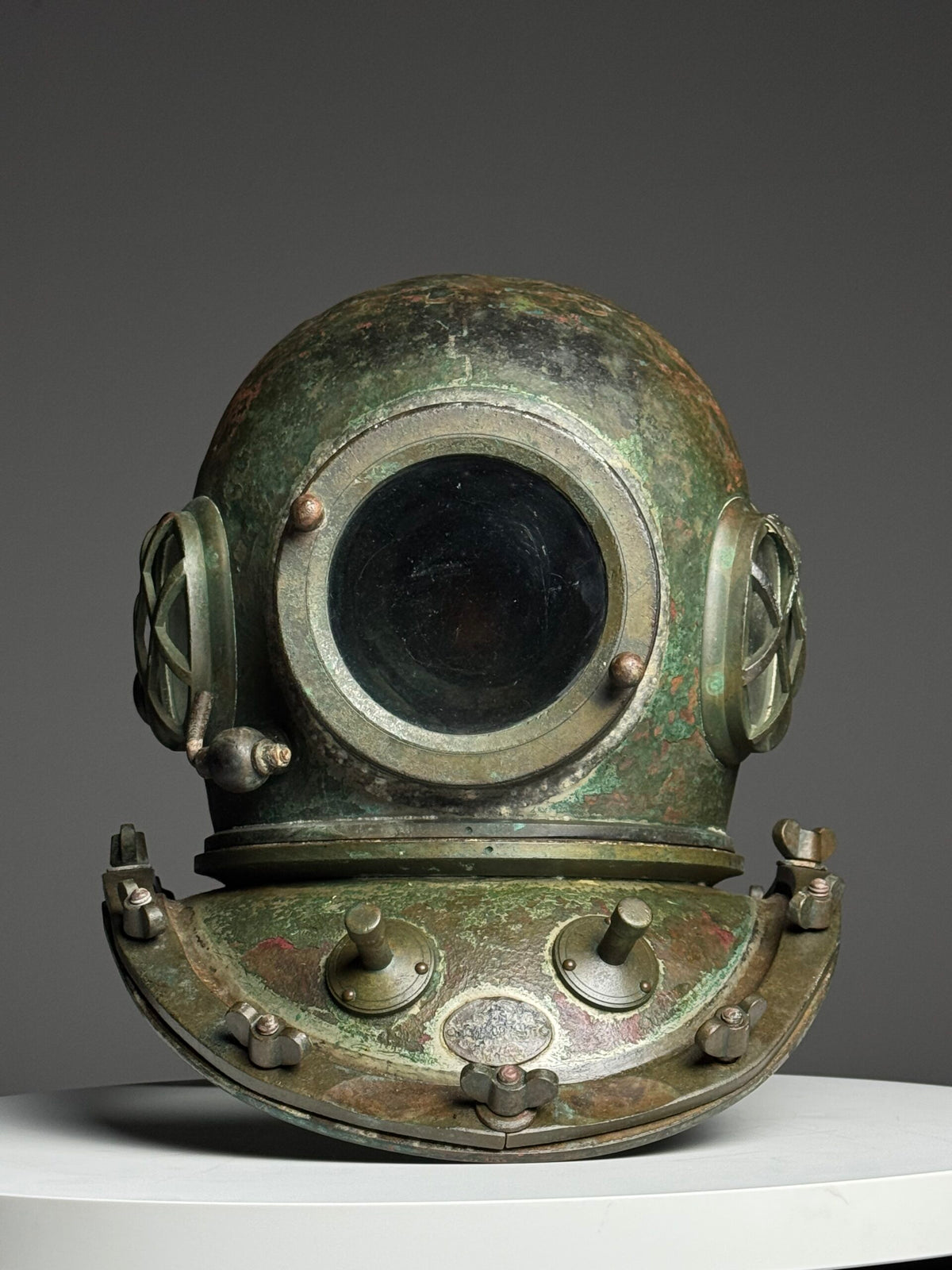 Antique Korean or Japanese Copper Diving Helmet, 1920 to 1960, photo 5