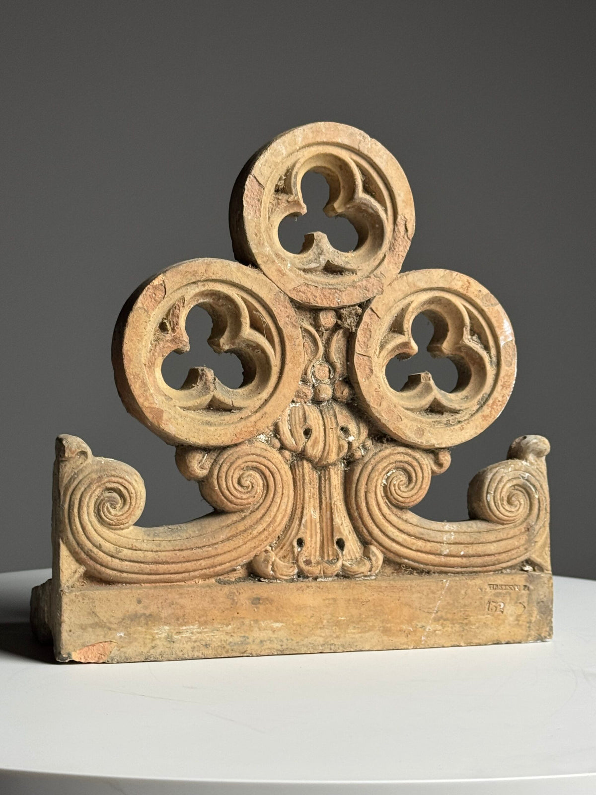 Pair of Neo-Gothic Terracotta Ornaments, photo 6