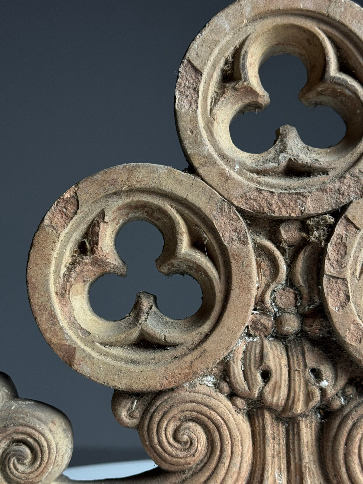 Pair of Neo-Gothic Terracotta Ornaments, photo 9