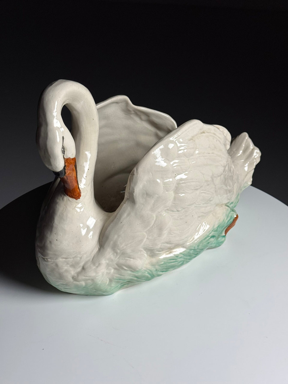 Vintage Swan Wine Cooler or Champagne Bowl, France, photo 11