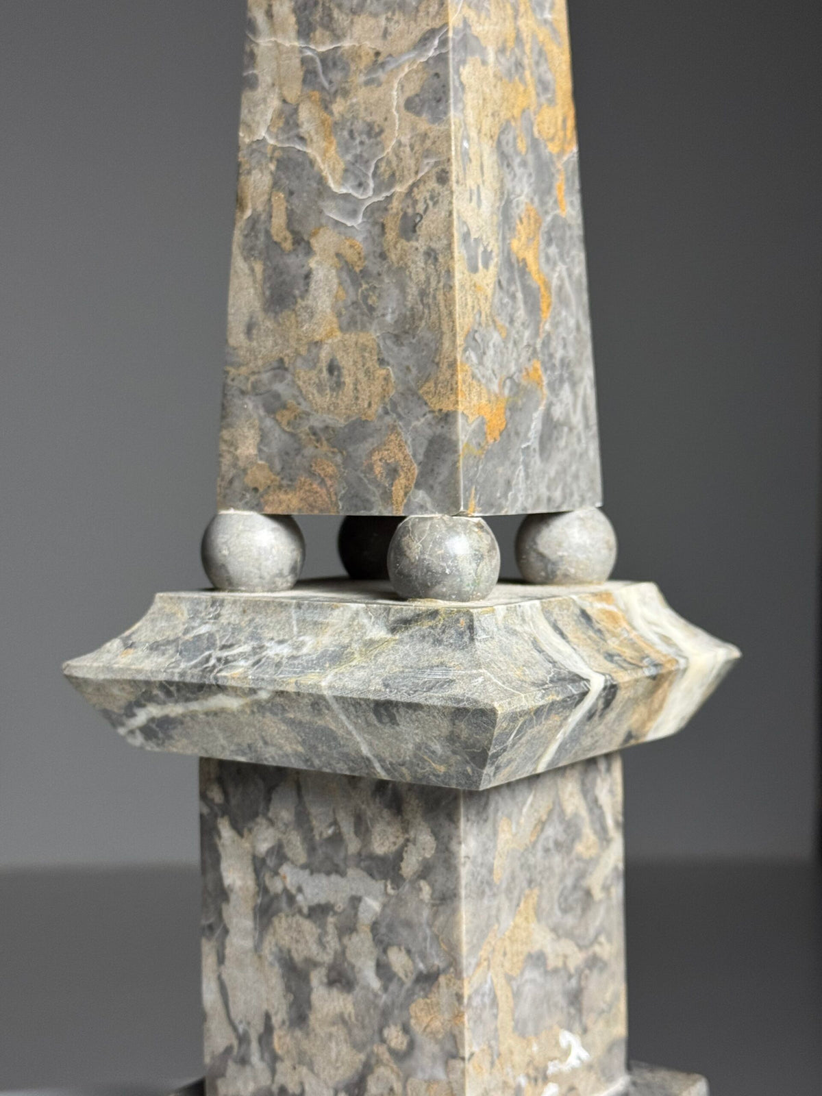 Pair of Large Italian Marble Obelisks, photo 3