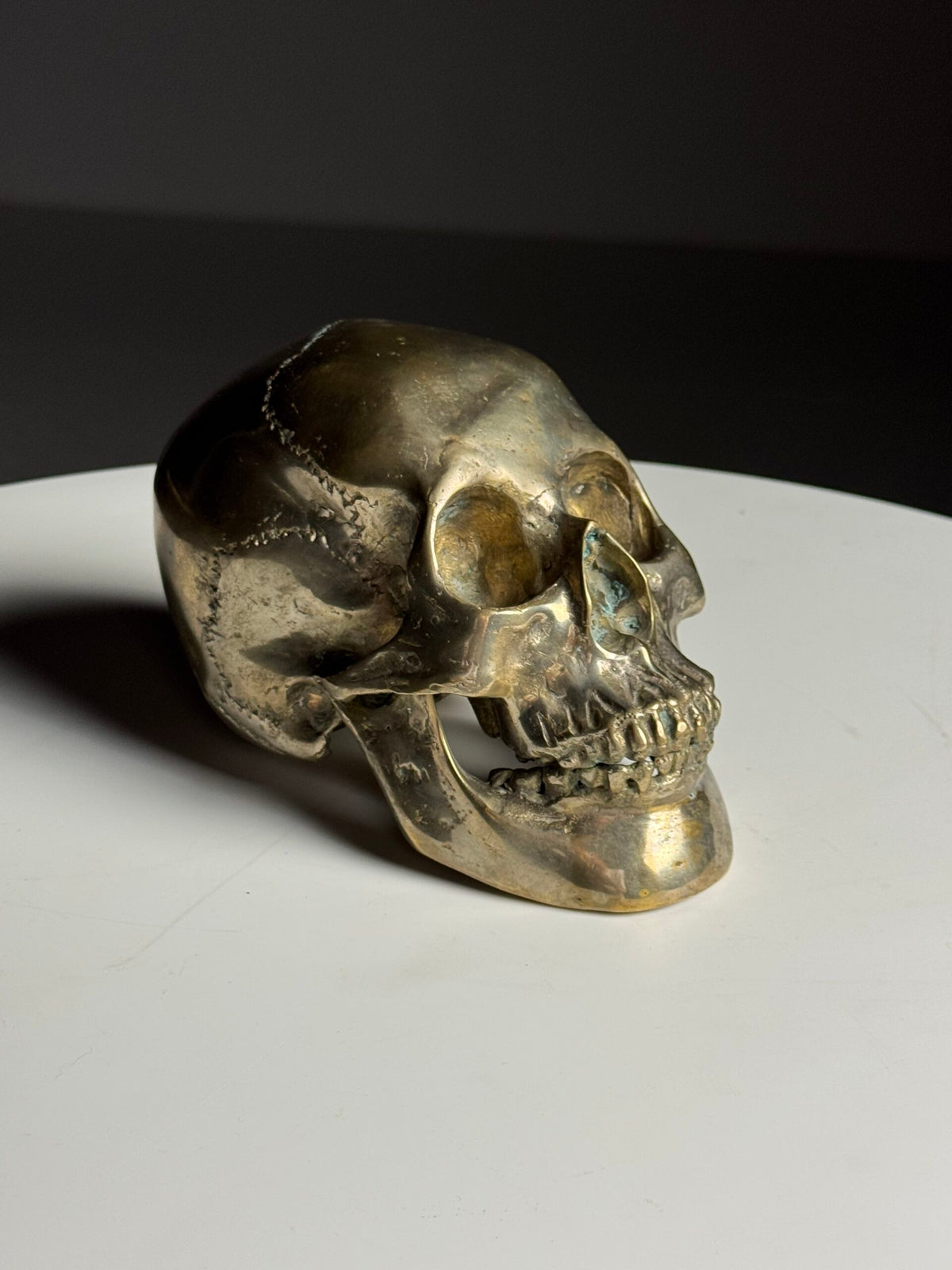 Bronze Skull, Early to Mid 20th Century, photo 13