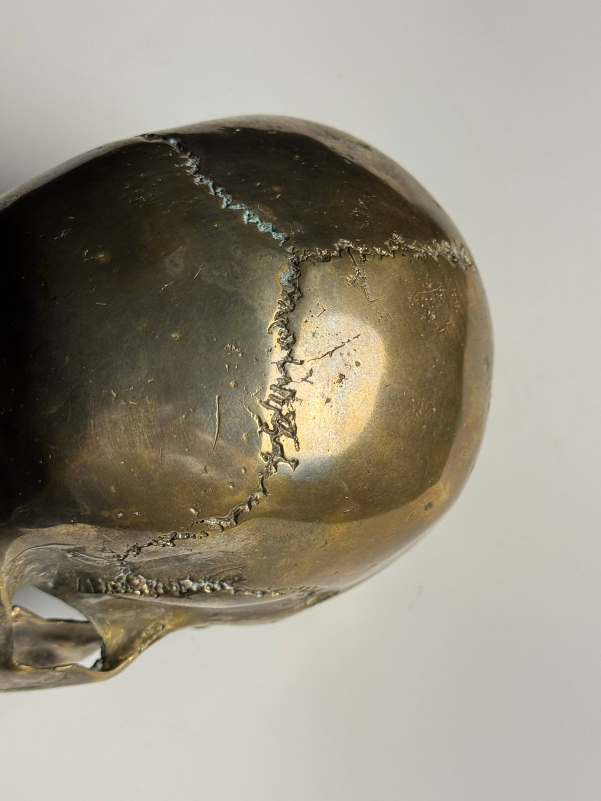 Bronze Skull, Early to Mid 20th Century, photo 3