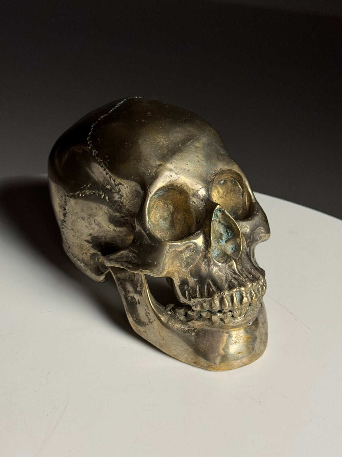 Bronze Skull, Early to Mid 20th Century, photo 1