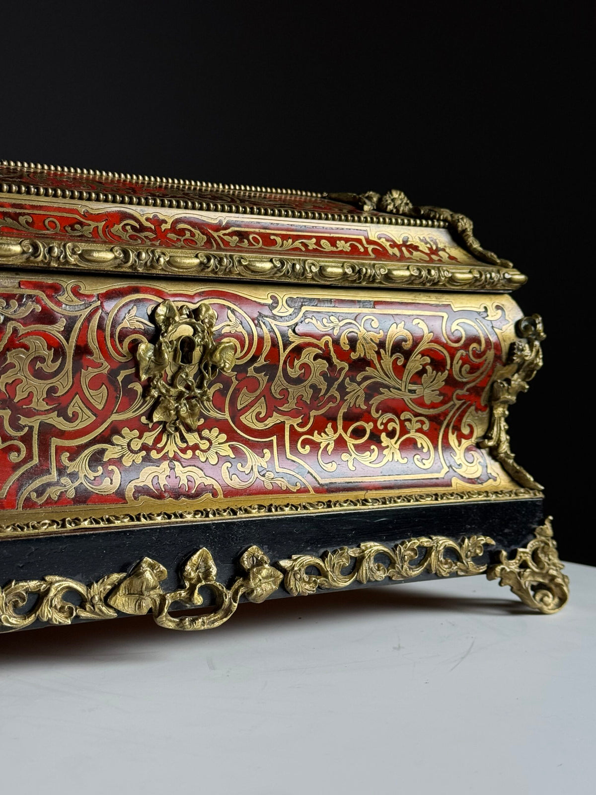Napoleon III Boulle Style Box, 19th Century, photo 27