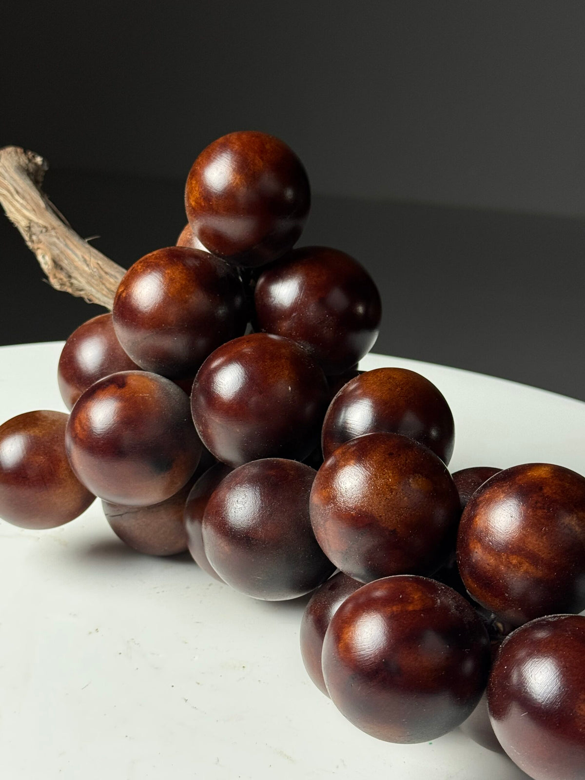 Large Brown Alabaster Bunch of Grapes, Italy, photo 7