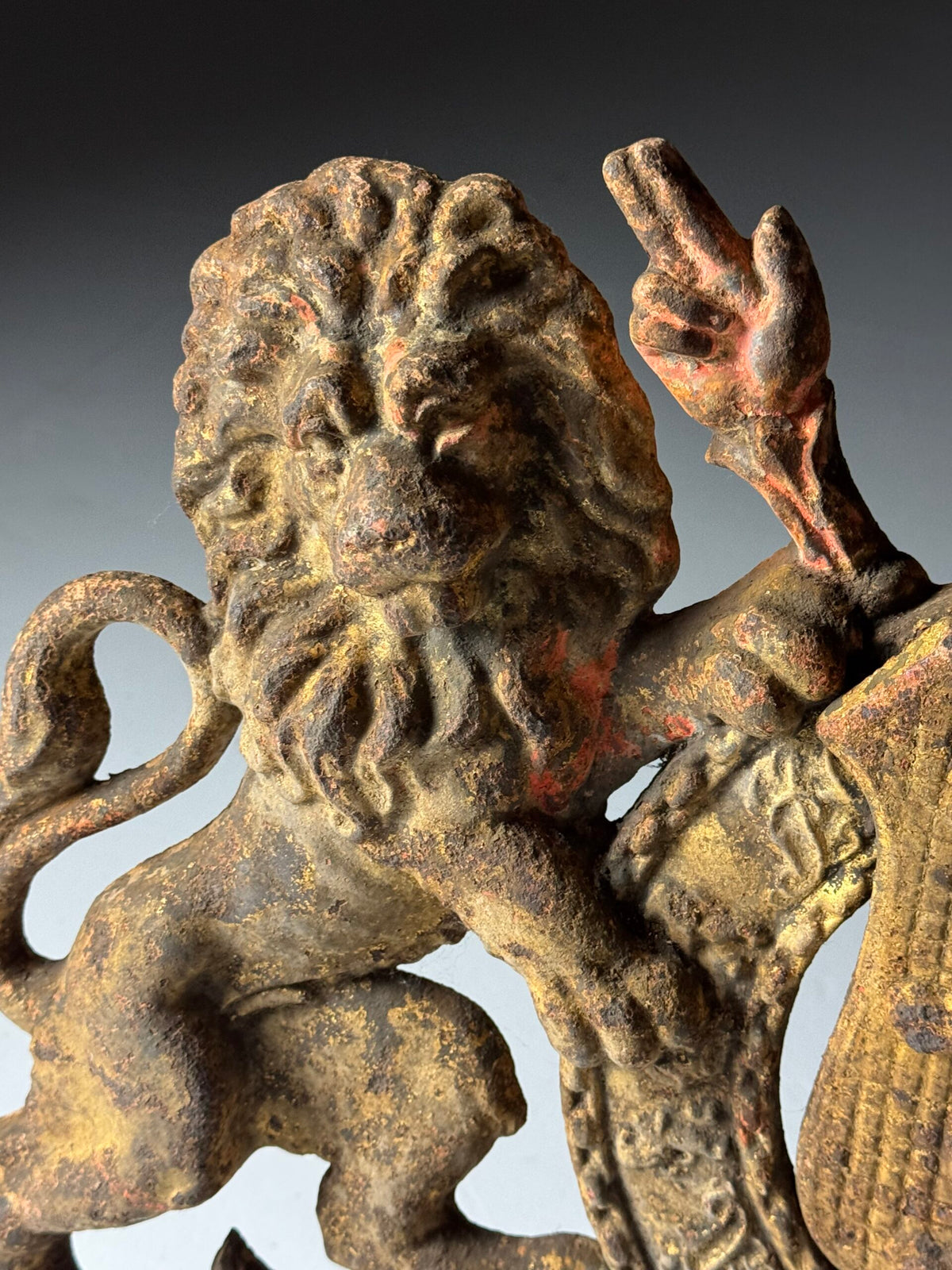 19th Century Cast Iron Coat of Arms, photo 12