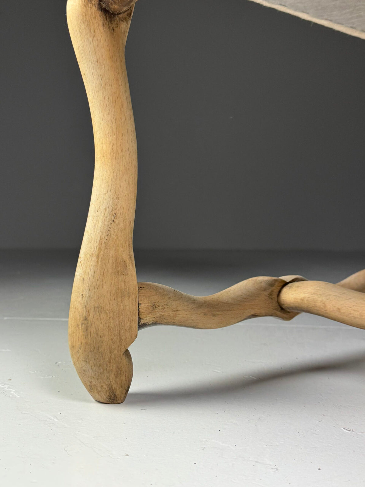 Set of Four Os de Mouton Dining Chairs in Beige, photo 7