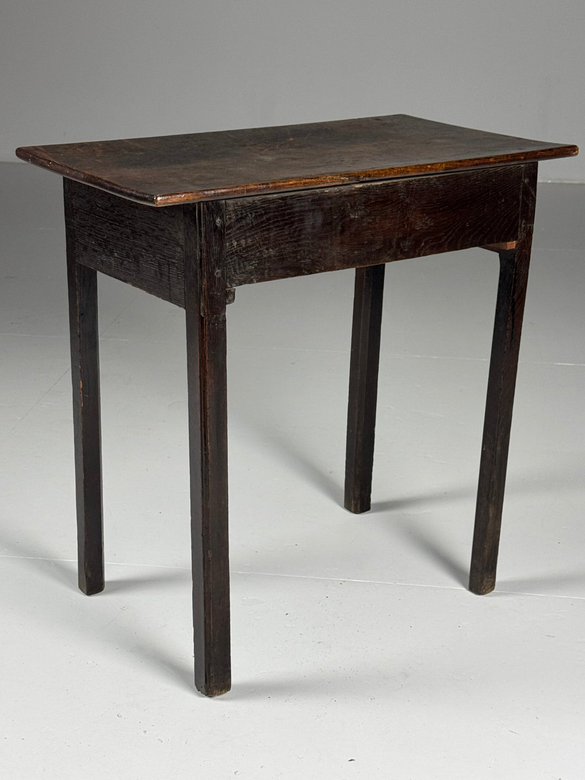 English Oak Side Table with Drawer, Late 17th Century, photo 2