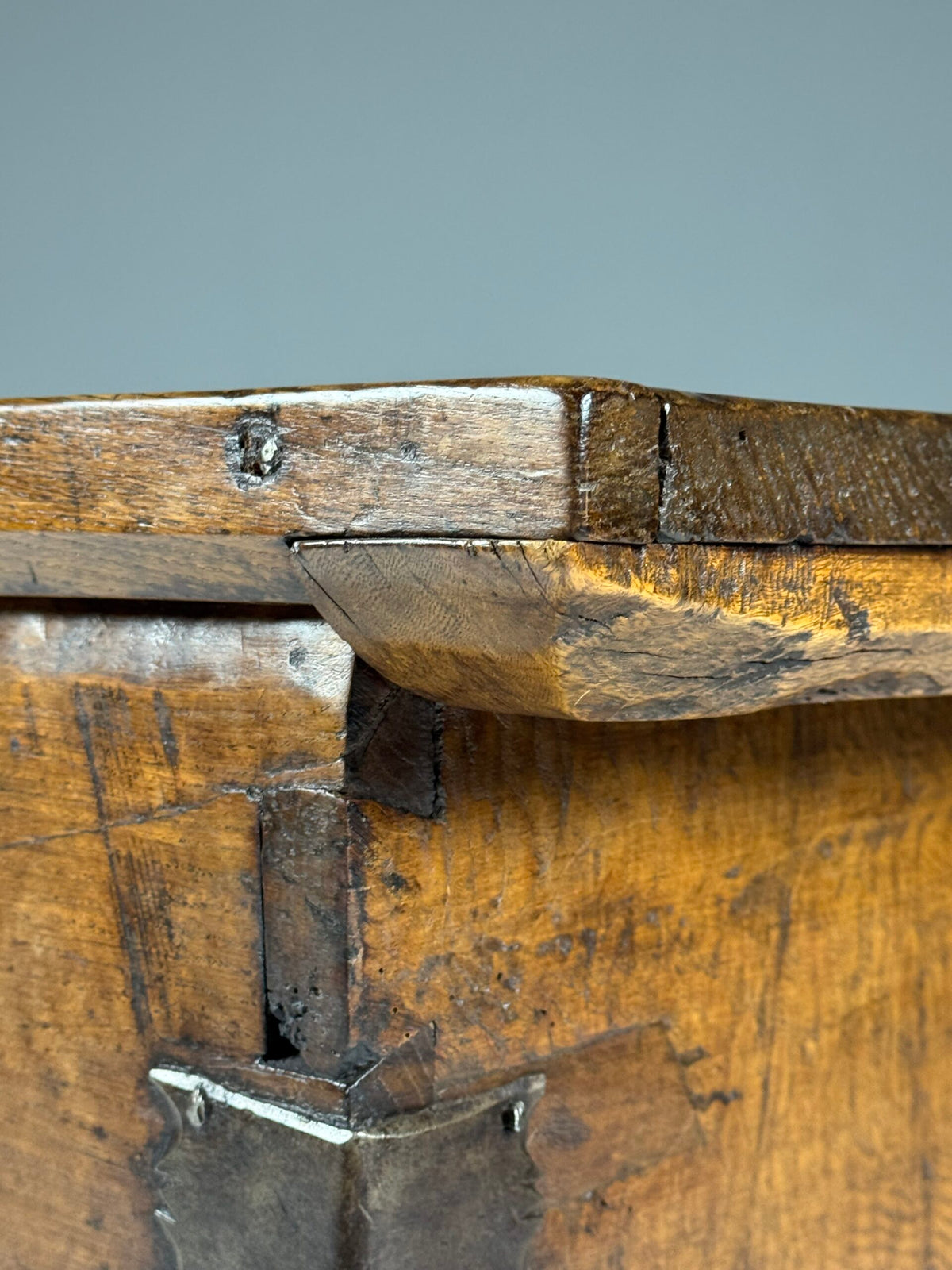 Large Spanish Walnut Chest, 18th Century, photo 26
