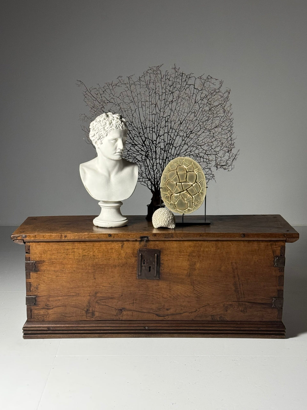 Large Spanish Walnut Chest, 18th Century, photo 9
