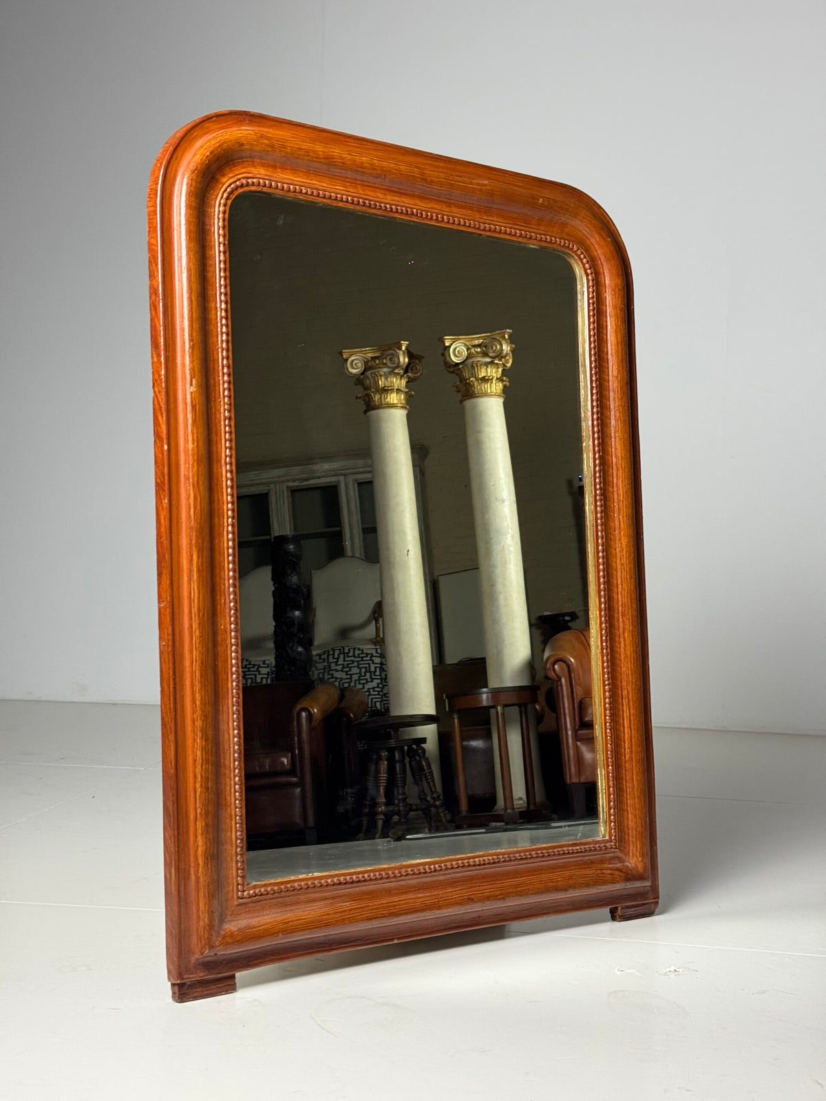 French Faux Bois Mirror, 19th Century, photo 1