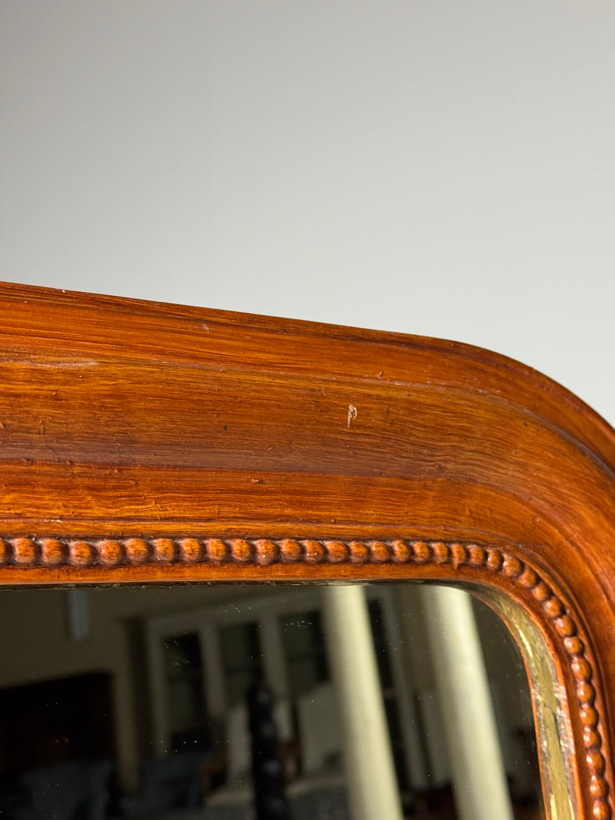 French Faux Bois Mirror, 19th Century, photo 10