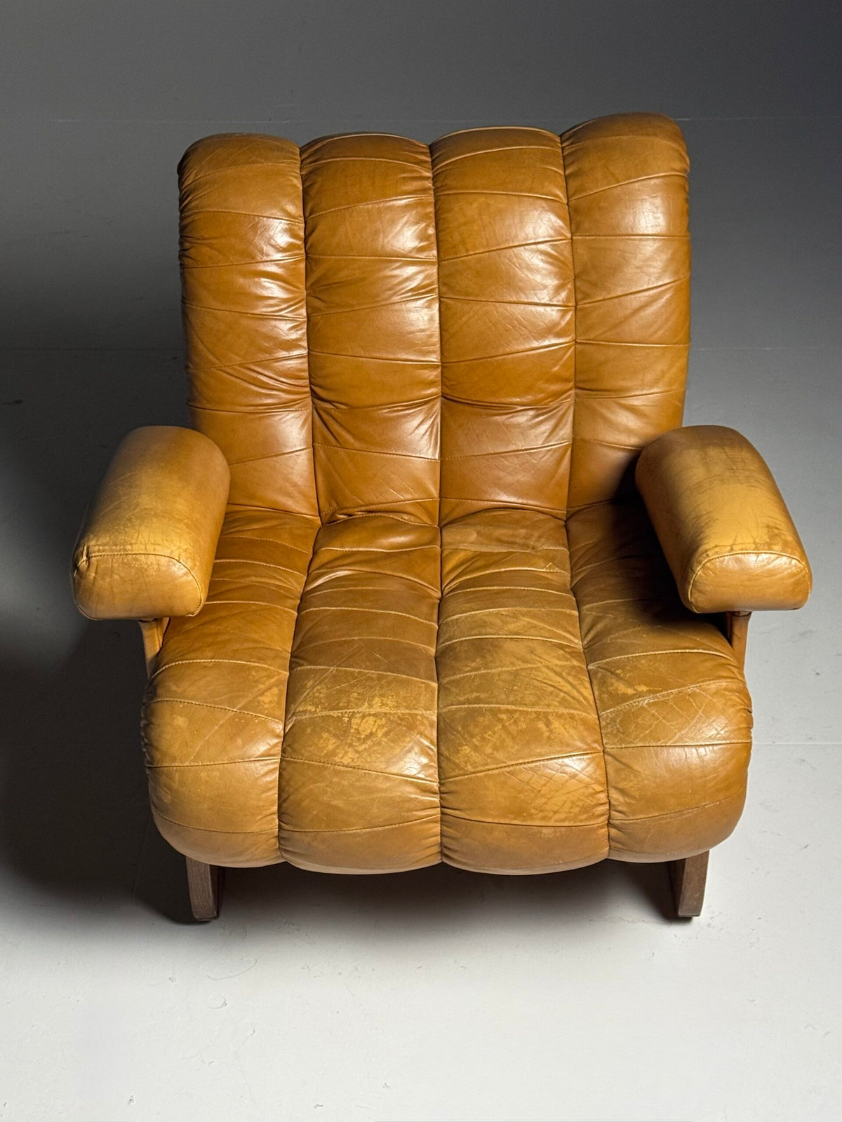 Pair of Italian Leather Armchairs, 1970 to 1980, photo 12