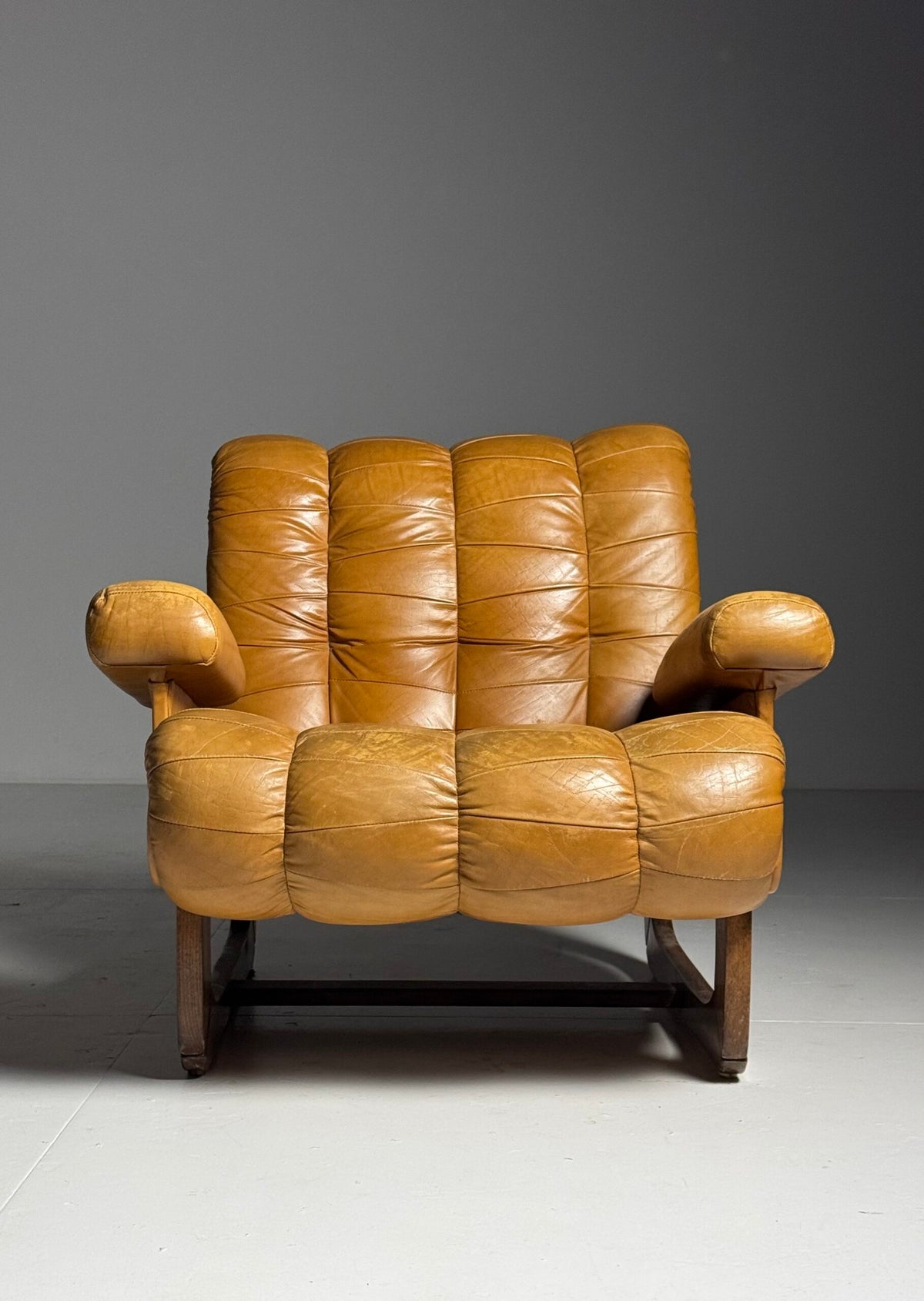 Pair of Italian Leather Armchairs, 1970 to 1980, photo 9
