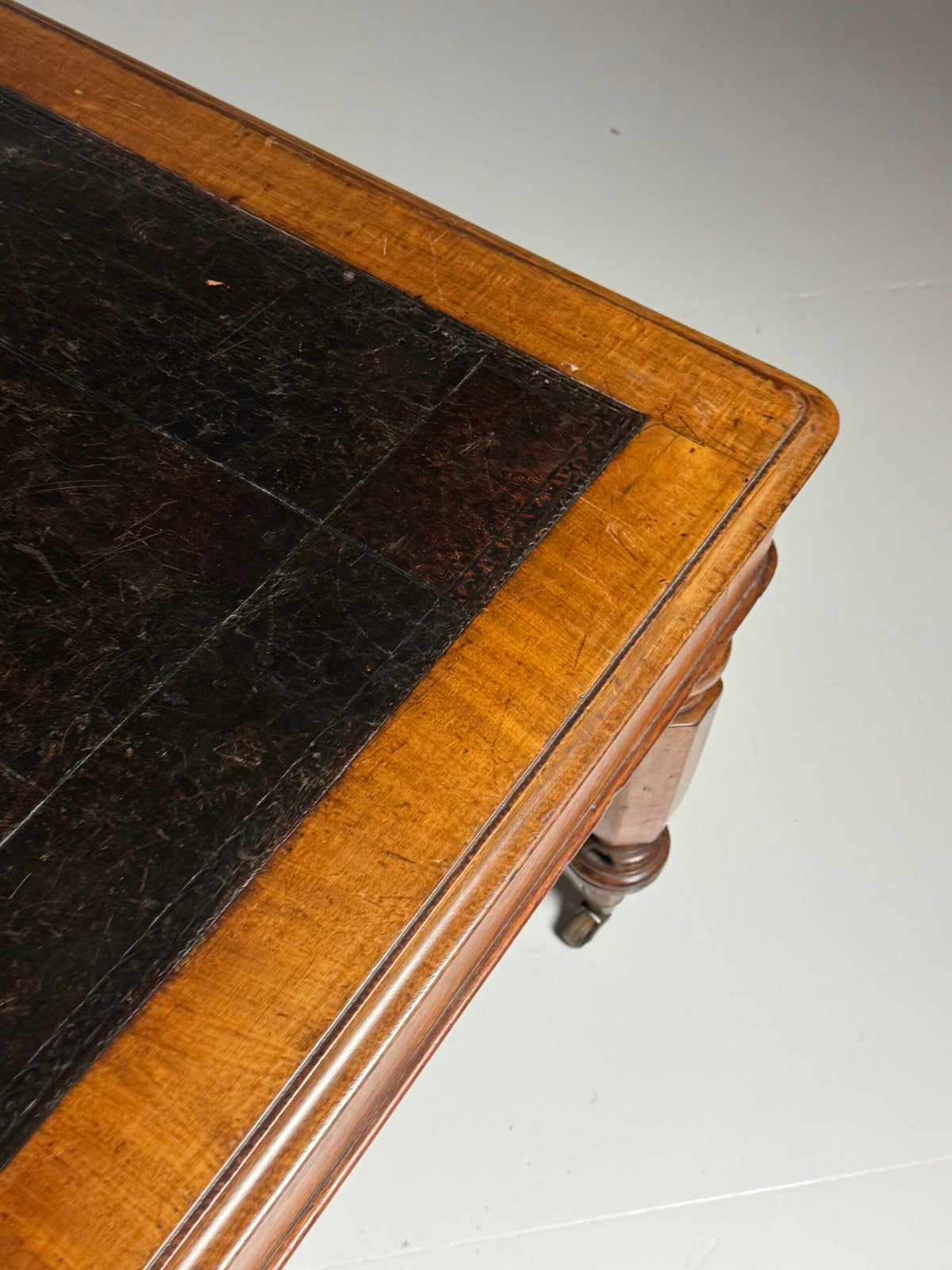 English Mahogany Partners Desk, circa 1880 to 1900, photo 22