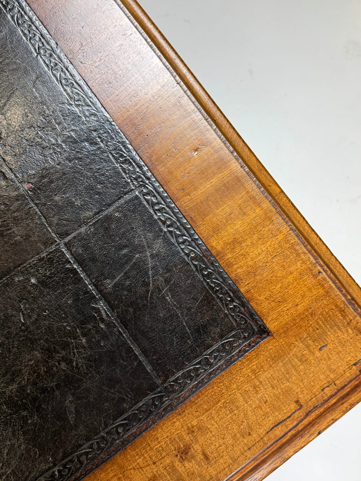 English Mahogany Partners Desk, circa 1880 to 1900, photo 8