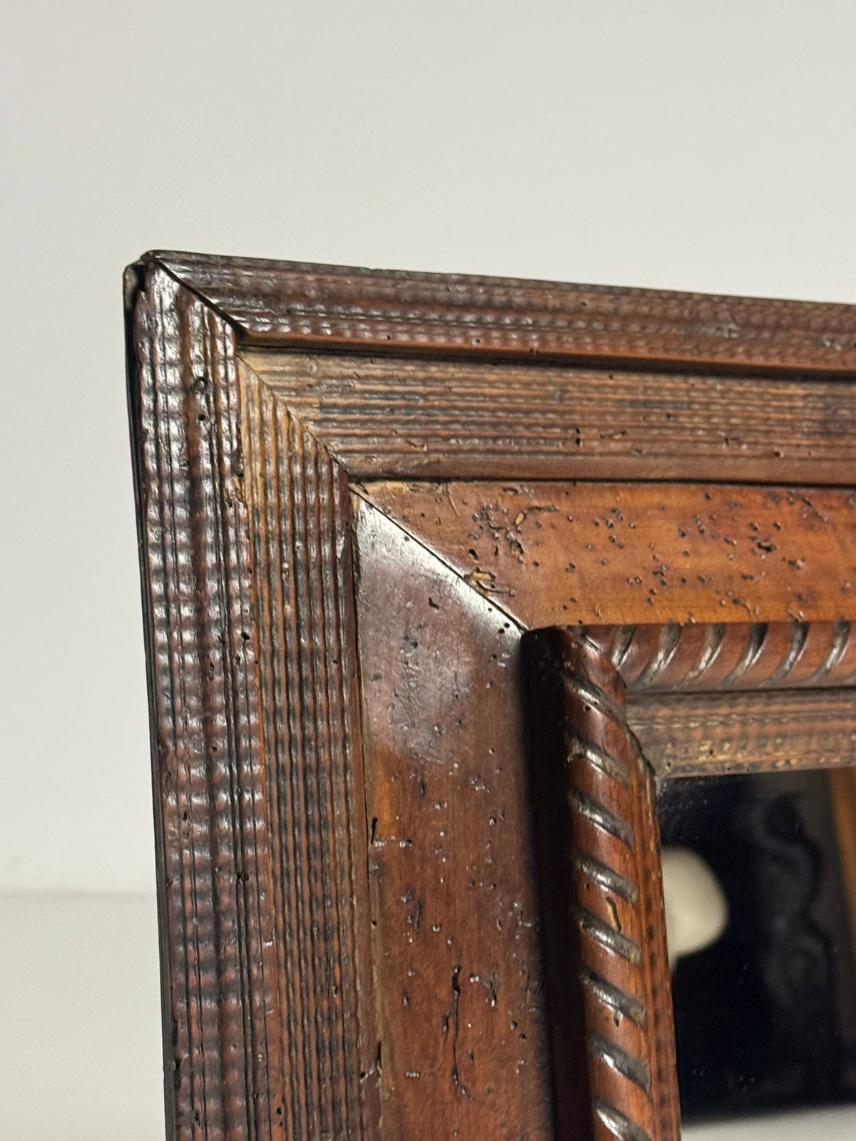 Belgian or Dutch Ripple Frame Mirror, 18th Century, photo 10