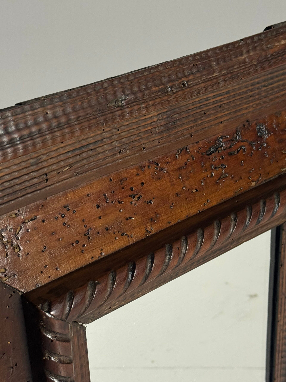 Belgian or Dutch Ripple Frame Mirror, 18th Century, photo 6