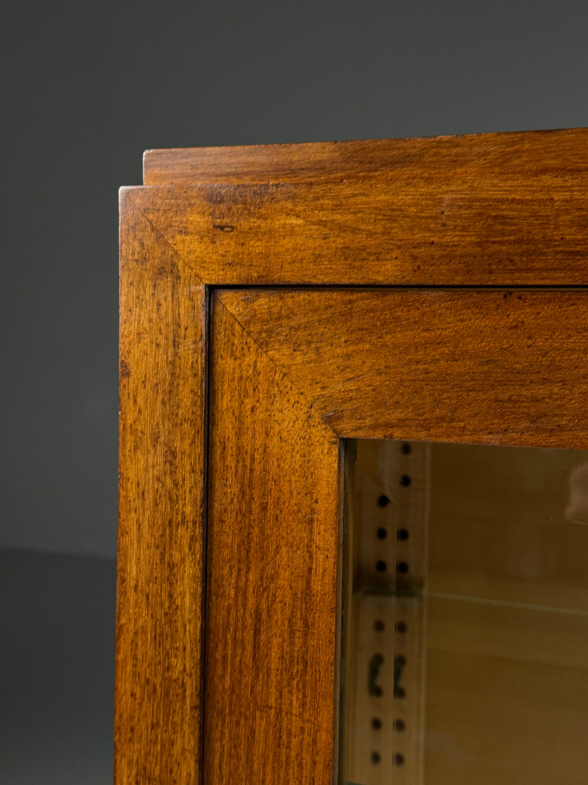 Art Deco Style Display Cabinet with Glass Shelves, 1940 to 1950, photo 12