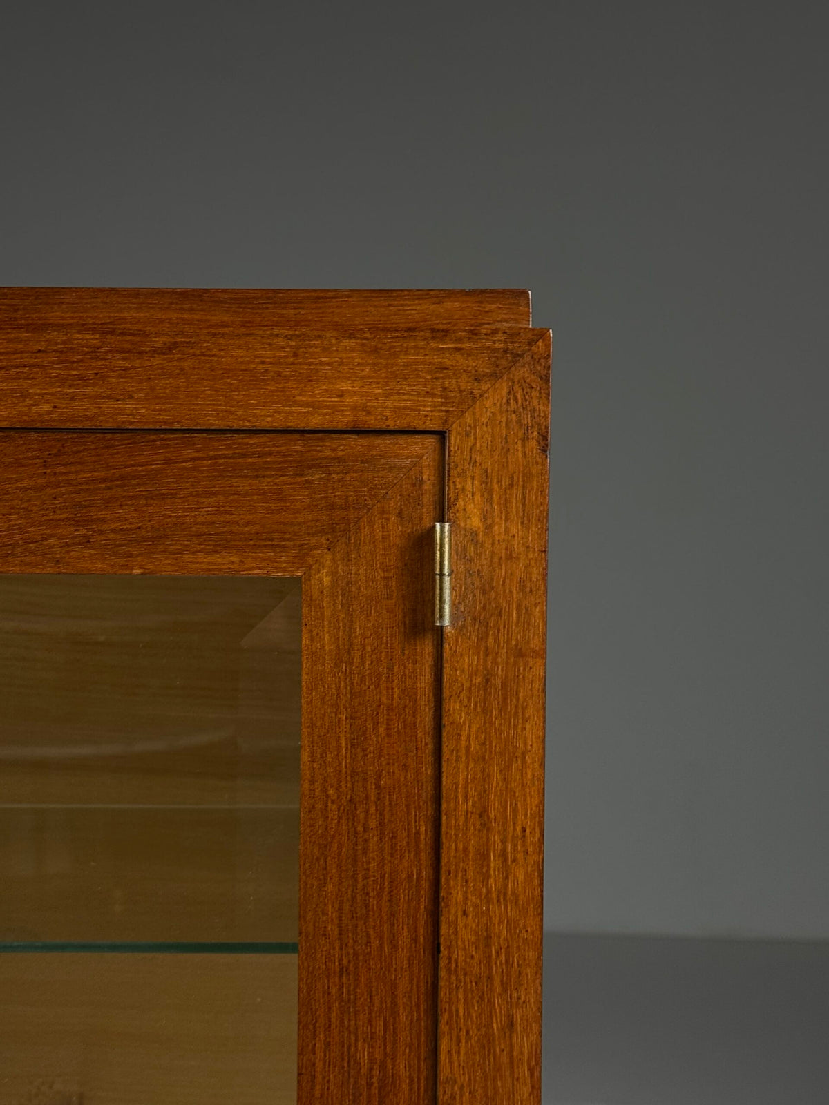 Art Deco Style Display Cabinet with Glass Shelves, 1940 to 1950, photo 11