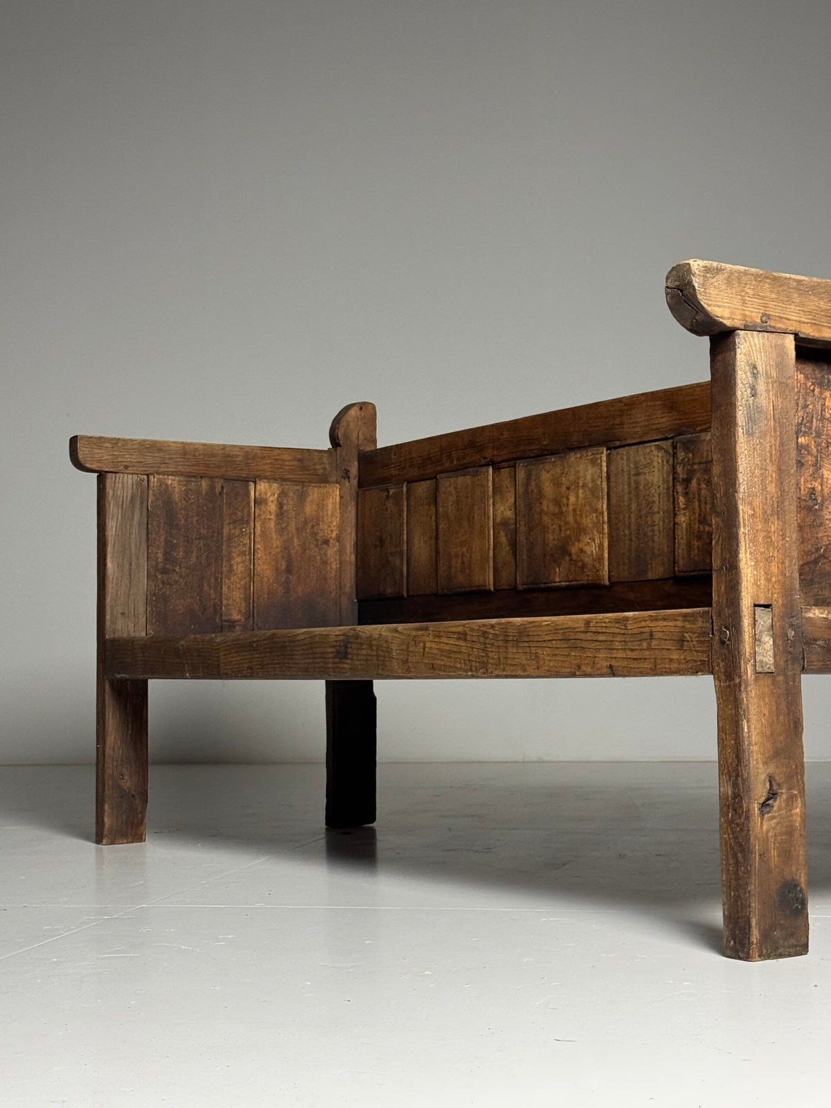 Spanish Walnut Bench, Early 20th Century, photo 12