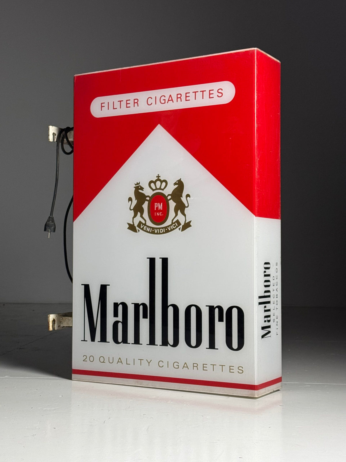 Vintage Marlboro Illuminated Advertising Light Box, 1980s to 1990s, photo 14