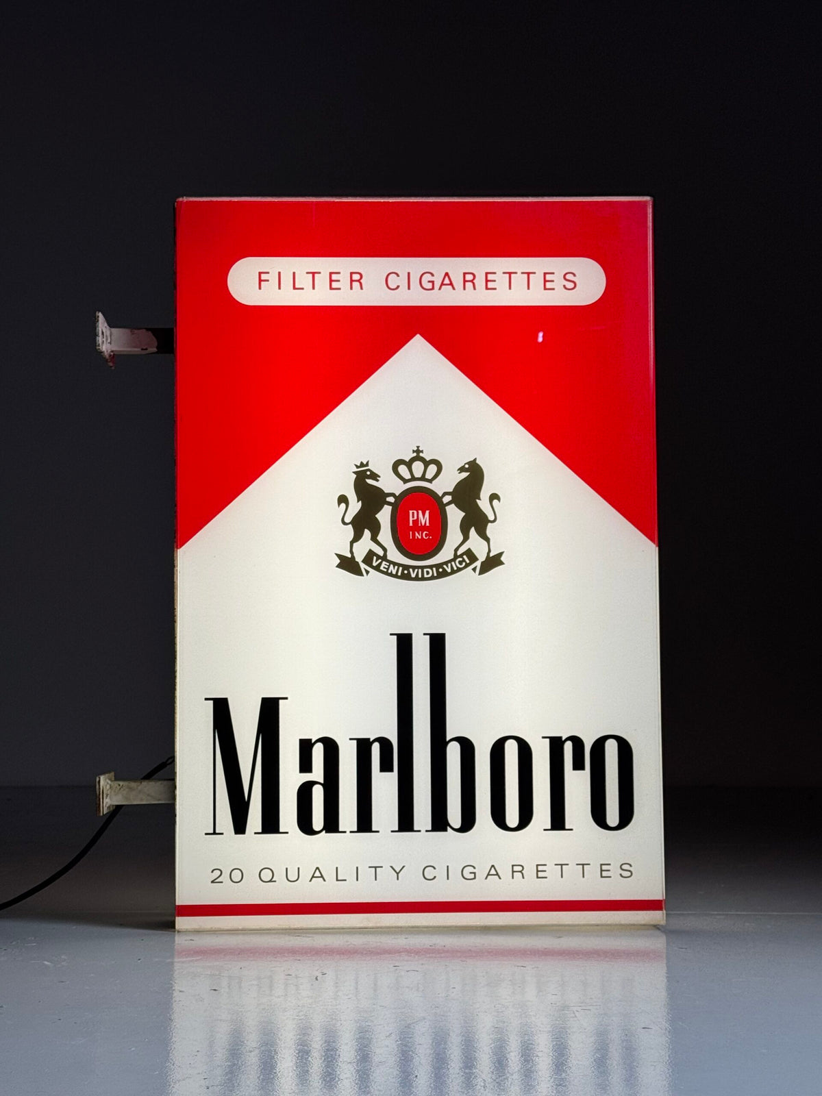 Vintage Marlboro Illuminated Advertising Light Box, 1980s to 1990s, photo 12