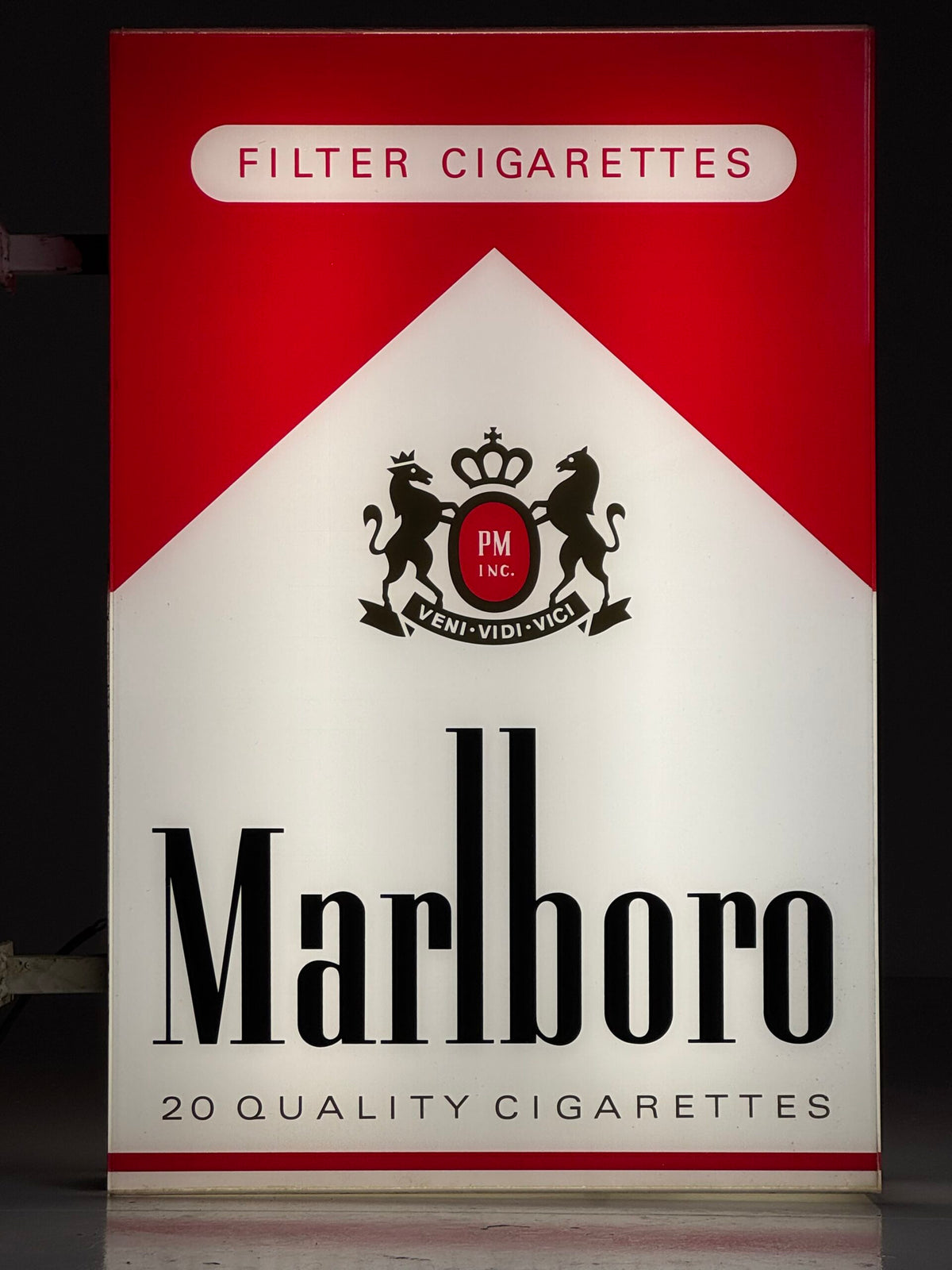 Vintage Marlboro Illuminated Advertising Light Box, 1980s to 1990s, photo 4