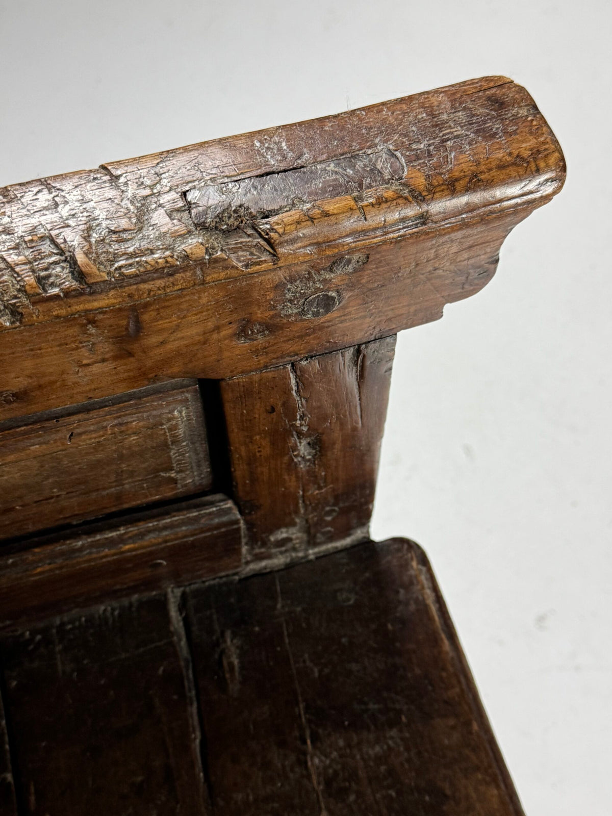 Spanish Walnut Bench, 18th Century, photo 8