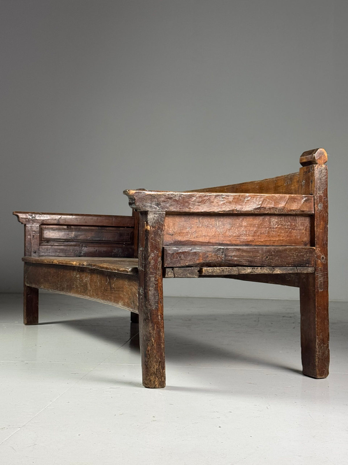 Spanish Walnut Bench, 18th Century, photo 17