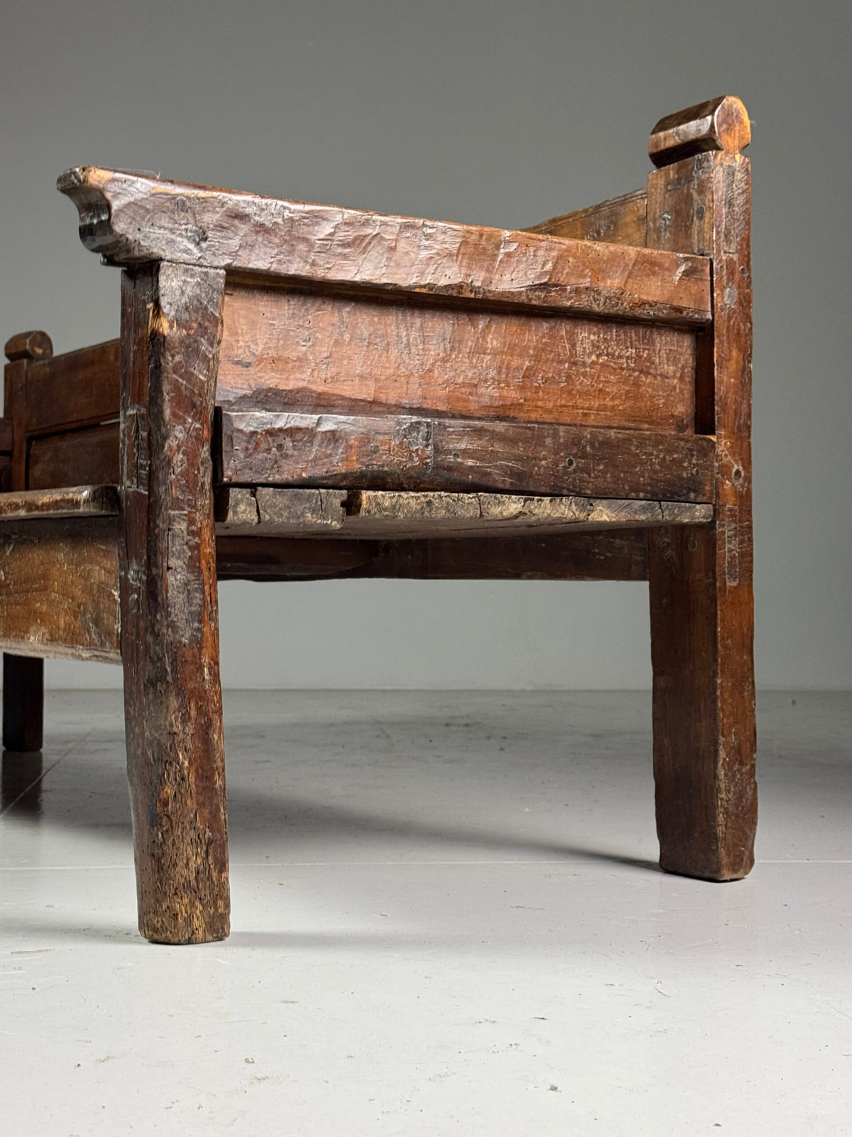 Spanish Walnut Bench, 18th Century, photo 19