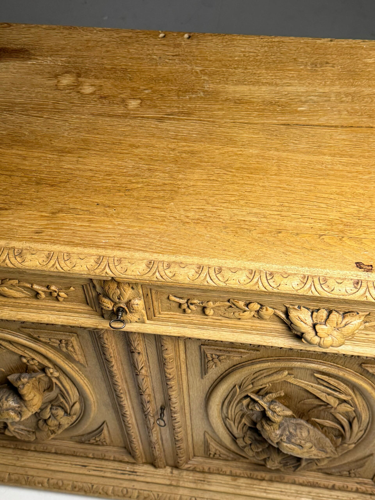 Belgian Carved Oak Buffet from Liege, 19th Century, photo 15