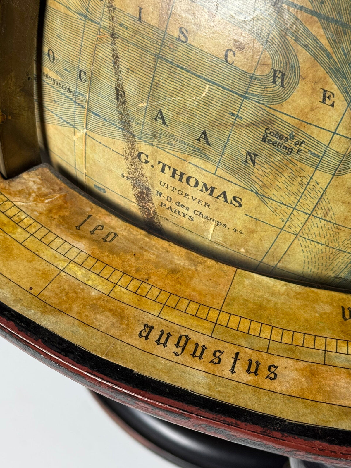 Early 20th Century Globe by G. Thomas, Paris, photo 23