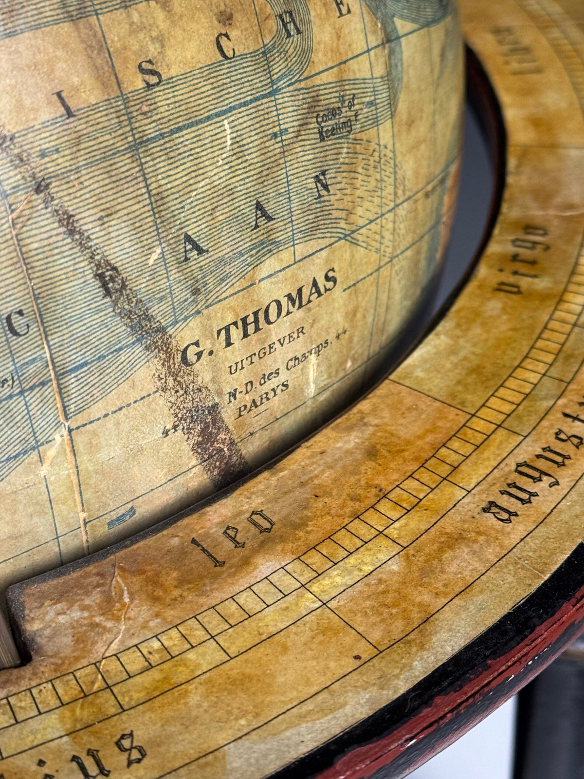 Early 20th Century Globe by G. Thomas, Paris, photo 21