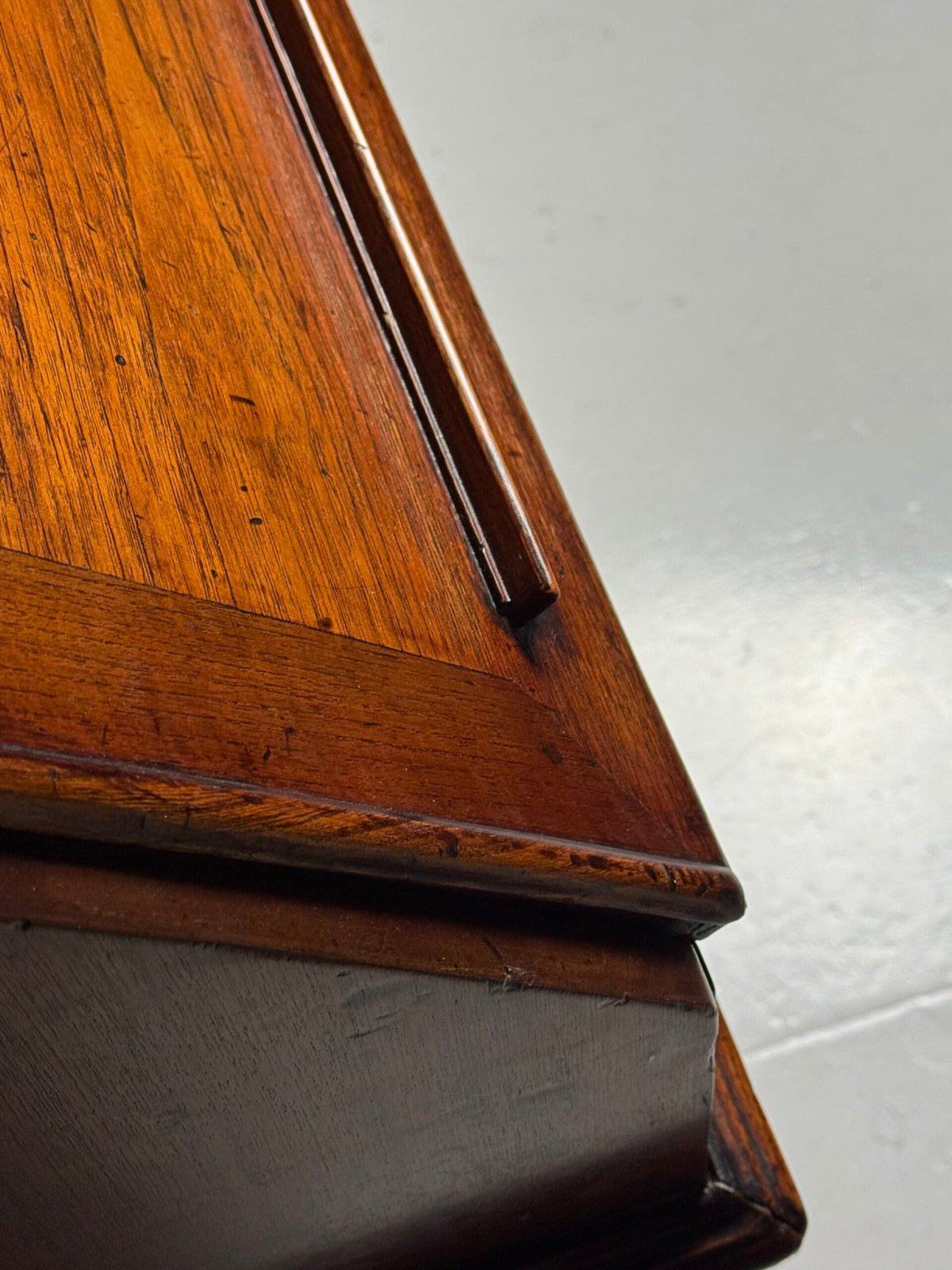 English Teak Secretaire, Late 18th Century, photo 46
