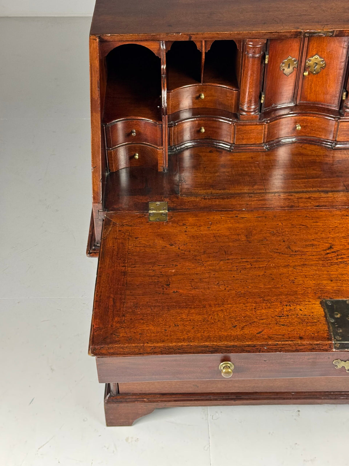 English Teak Secretaire, Late 18th Century, photo 30