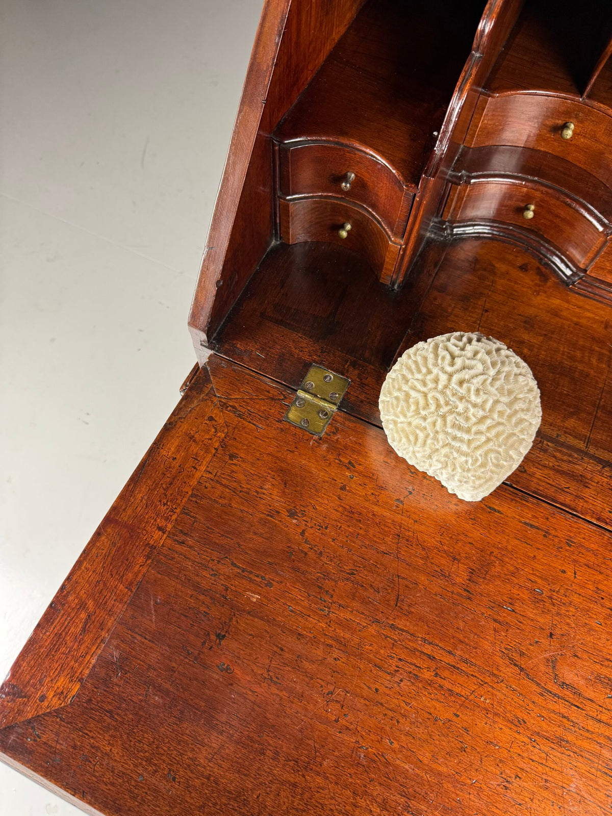English Teak Secretaire, Late 18th Century, photo 15