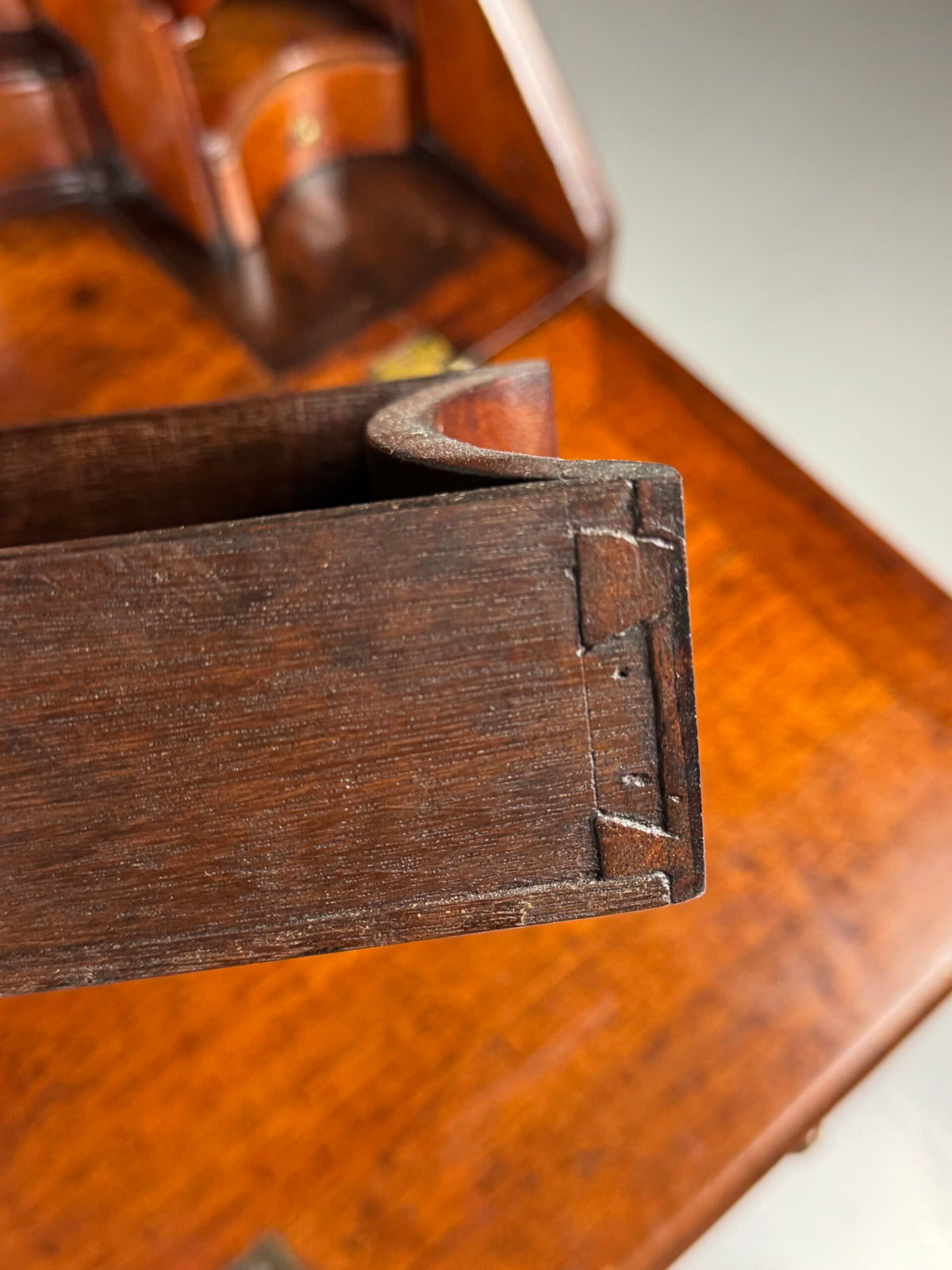 English Teak Secretaire, Late 18th Century, photo 13