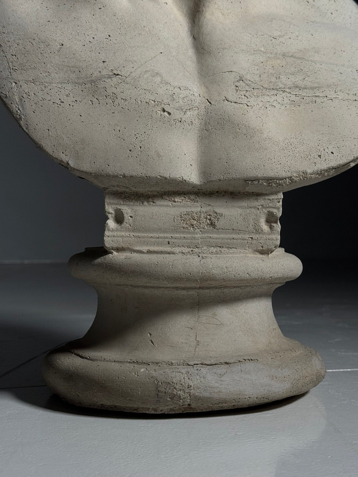 Concrete Bust of a Companion of Odysseus, England, photo 5