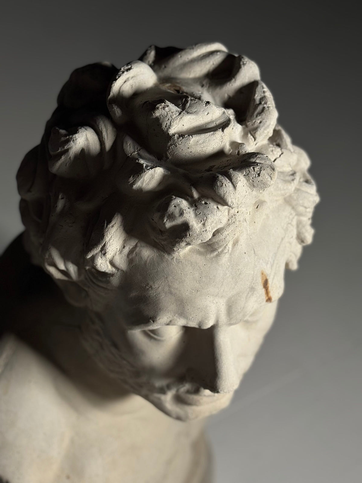 Concrete Bust of a Companion of Odysseus, England, photo 9
