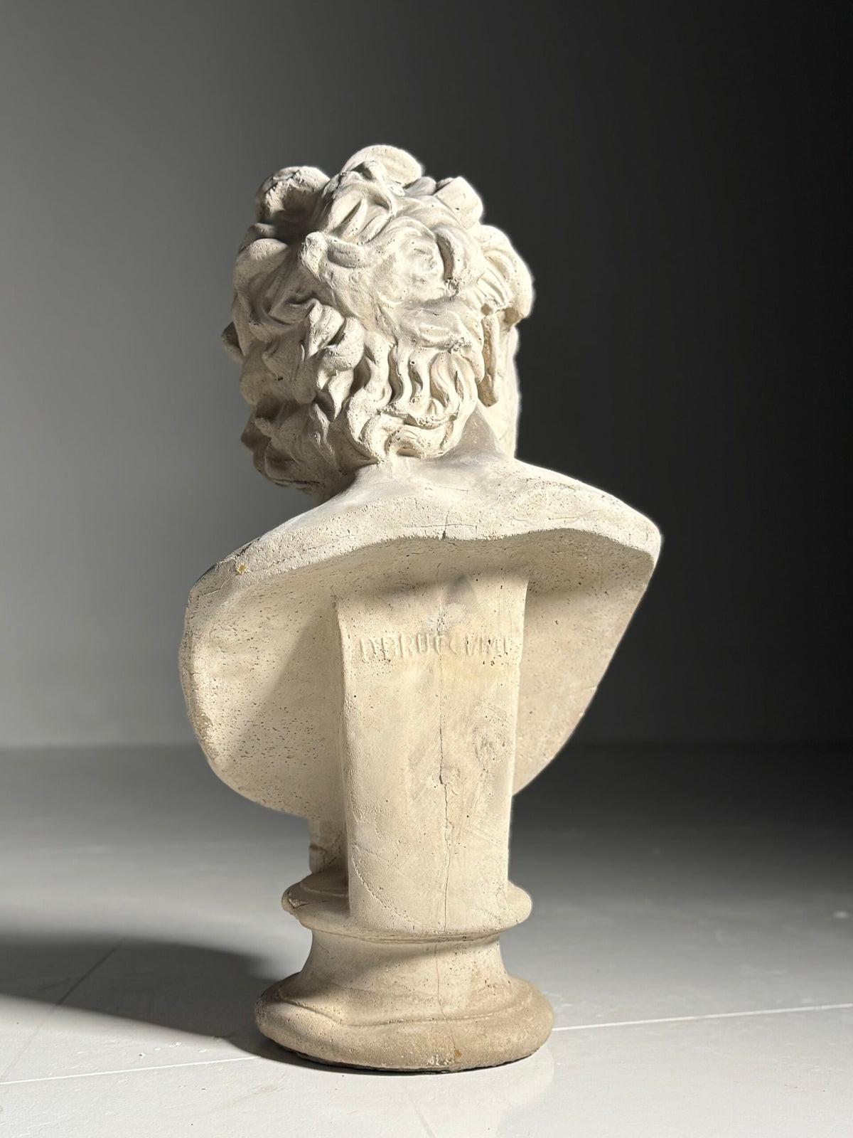 Concrete Bust of a Companion of Odysseus, England, photo 11