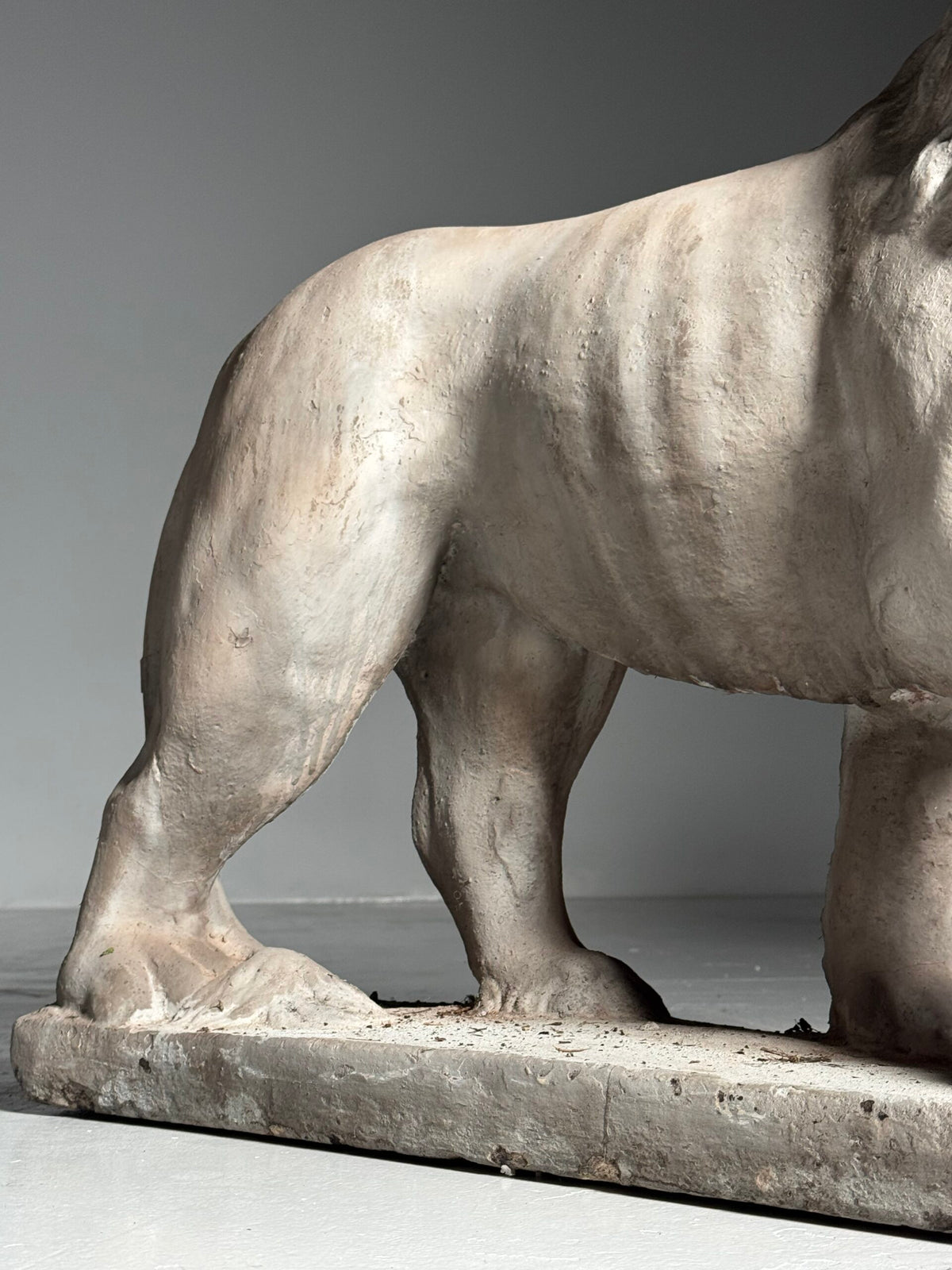 Pair of Composite Stone Medici Lions, Mid to Late 20th Century, photo 12