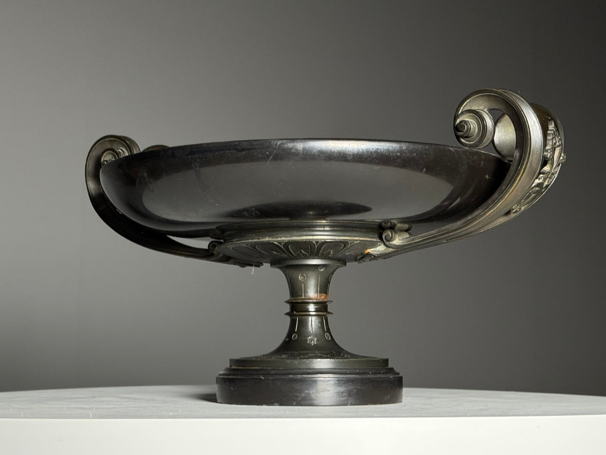 Bronze and Slate Tazza by Ferdinand Levillain, c. 1860, photo 12