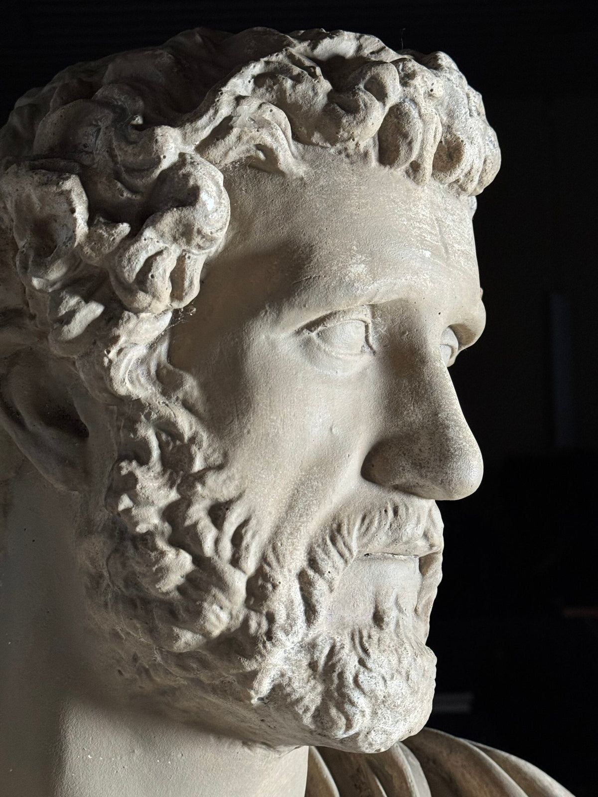 Life-size Bust of Emperor Antoninus Pius on Pedestal, photo 18