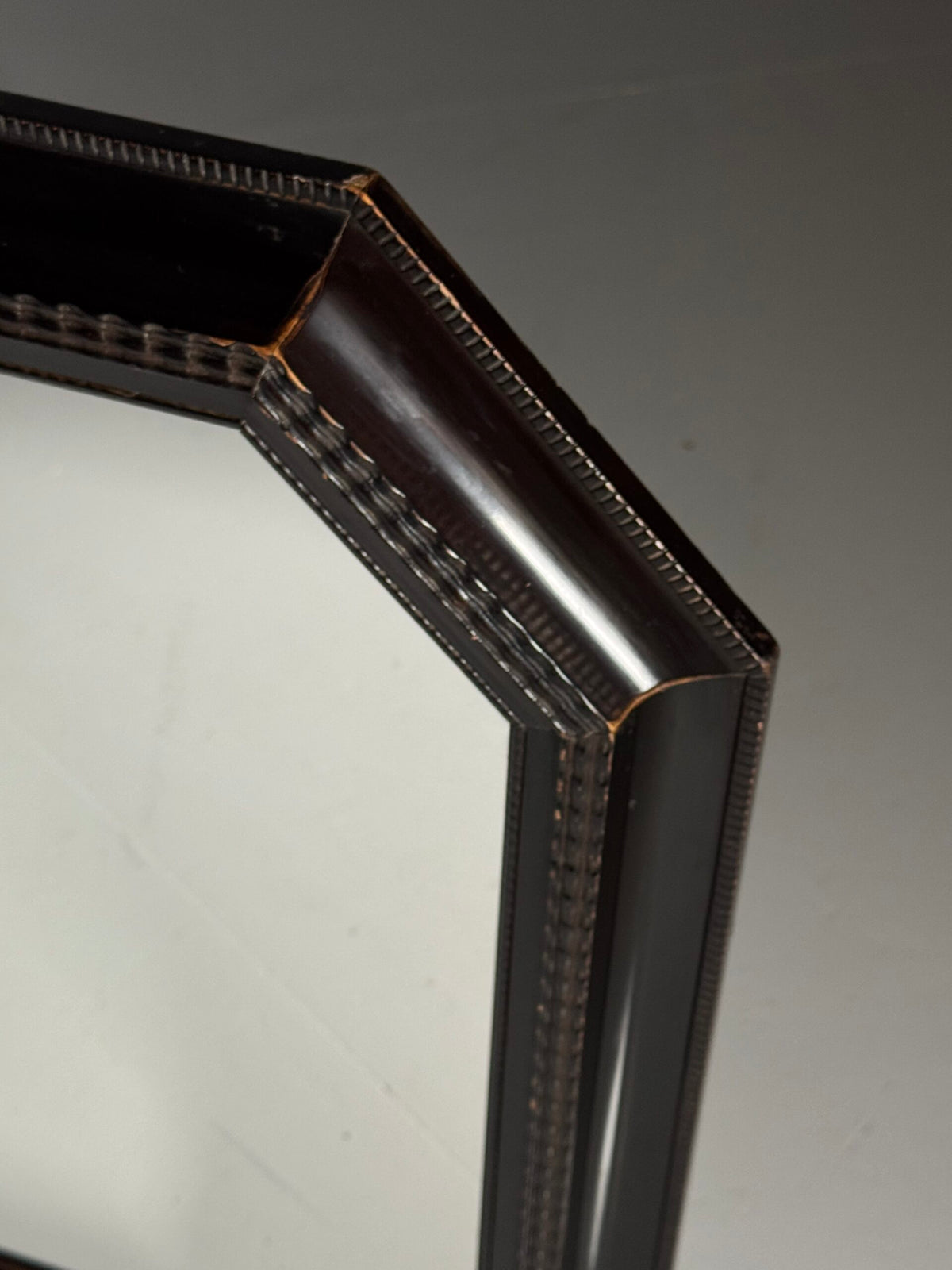 Octagonal Ripple Frame Mirror, photo 4