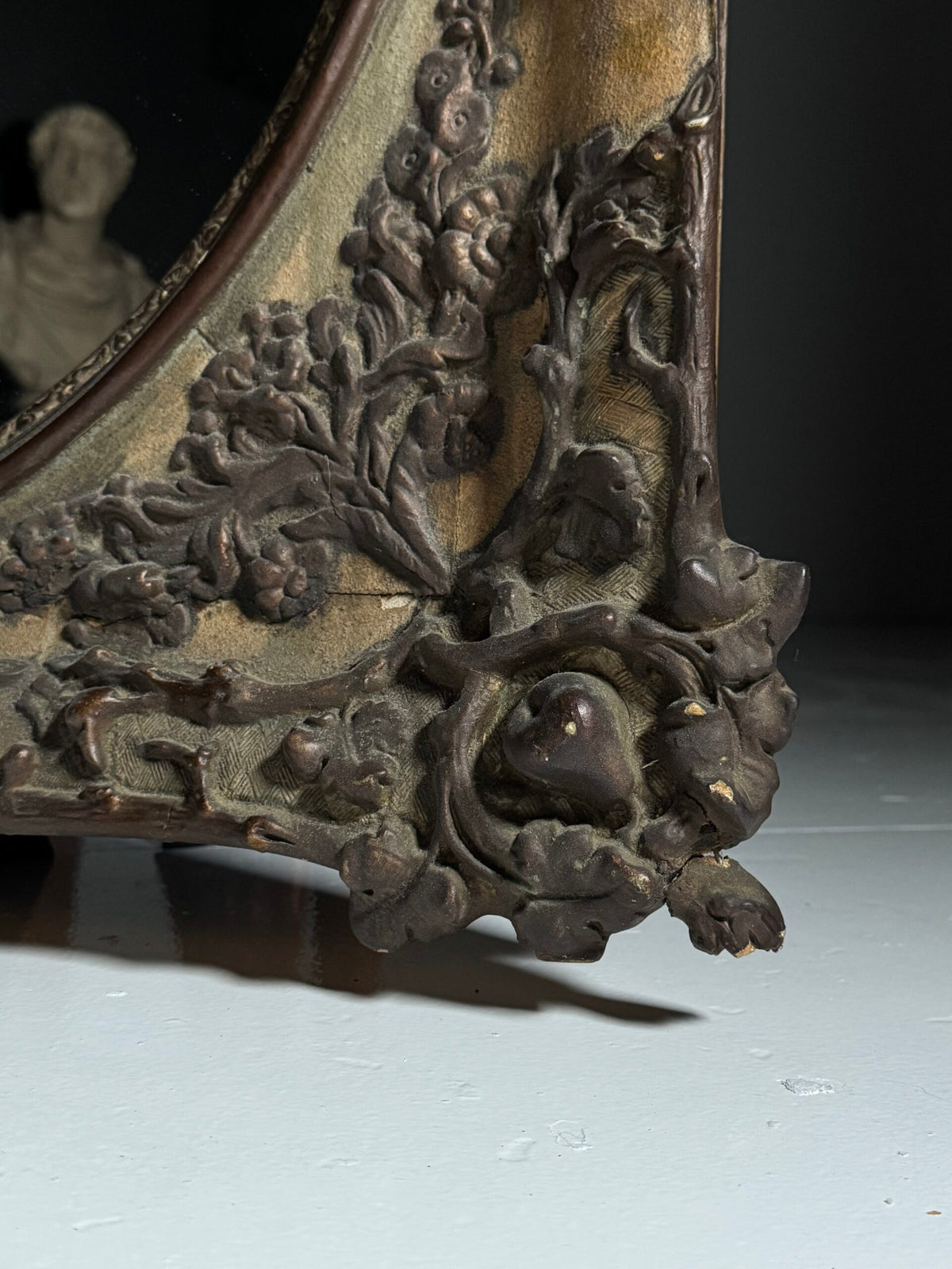 Baroque Style Mirror, 19th Century, Probably The Hague, photo 12