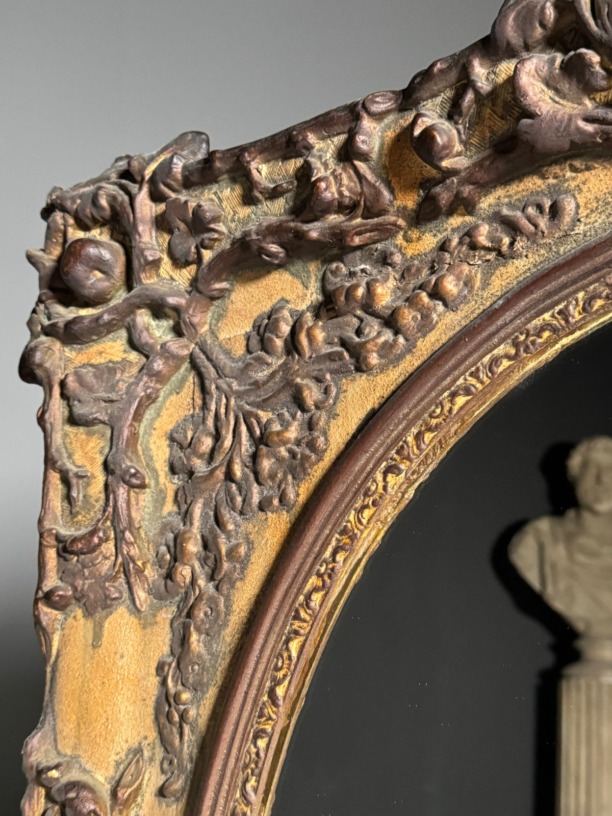 Baroque Style Mirror, 19th Century, Probably The Hague, photo 8